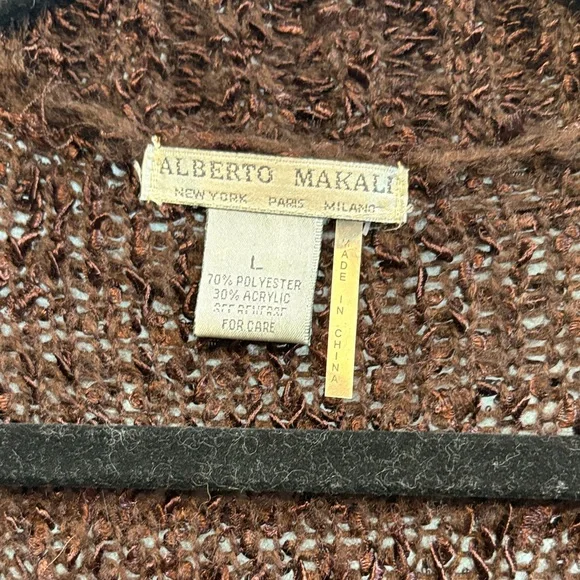 Alberto Makali burgundy Knit Cardigan - Picture 3 of 7